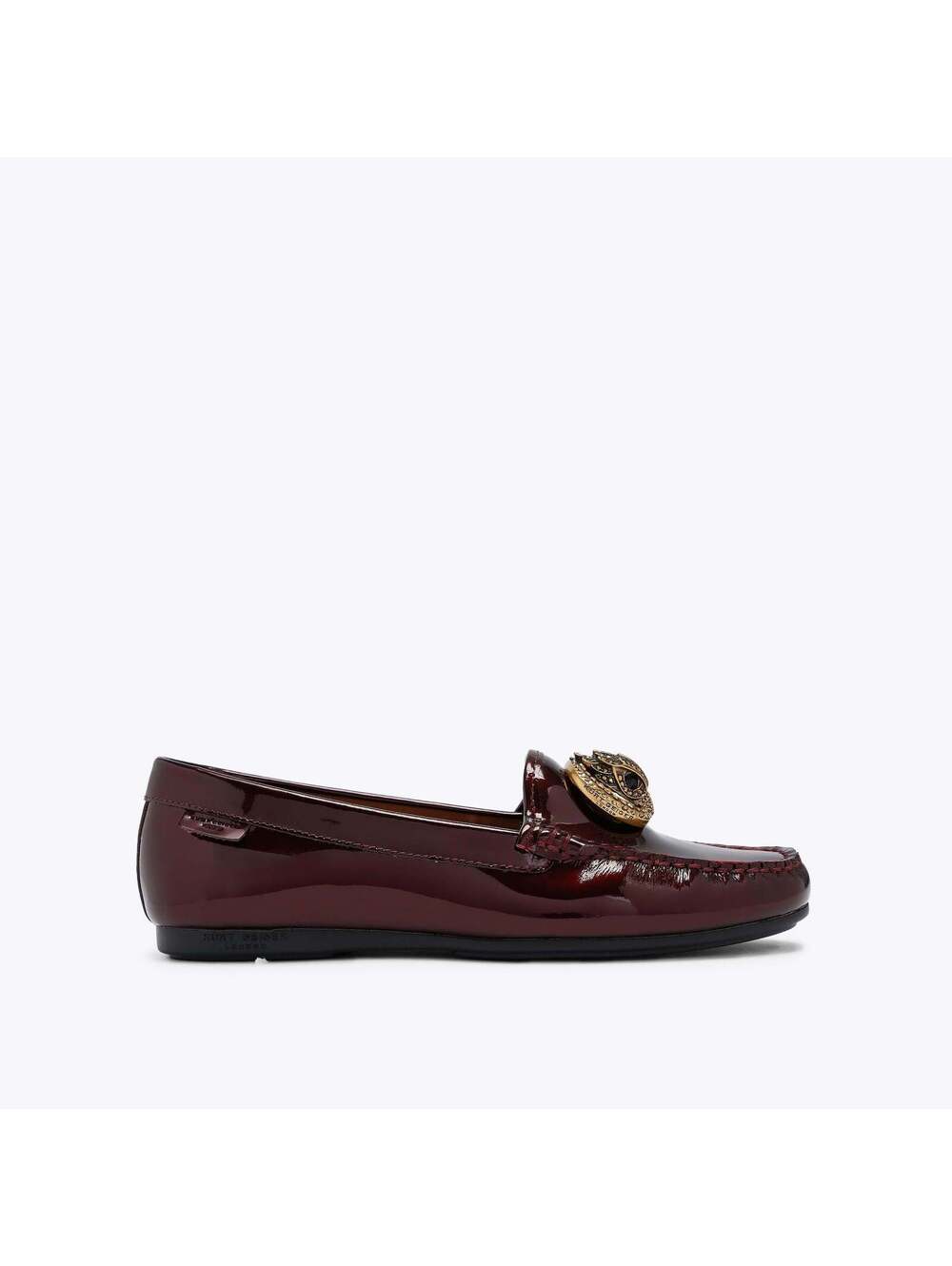 Kurt Geiger Chelsea Moccasin Wine Patent Loafer EU38.5/US7.5